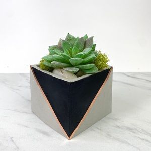 Industrial Modern Handcrafted cement planter